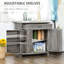 Buffet Farmhouse, armoire de style porte de grange, armoire d'appoint 32 "