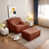 Reddish Brown Polyester Blend