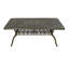 Vahag 71“W Classical Rectangular Cast Aluminum Outdoor Dining Table-88073968