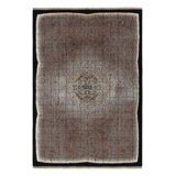 Rug & Kilim’S Modern Classics Rug In Brown With Geometric Patterns