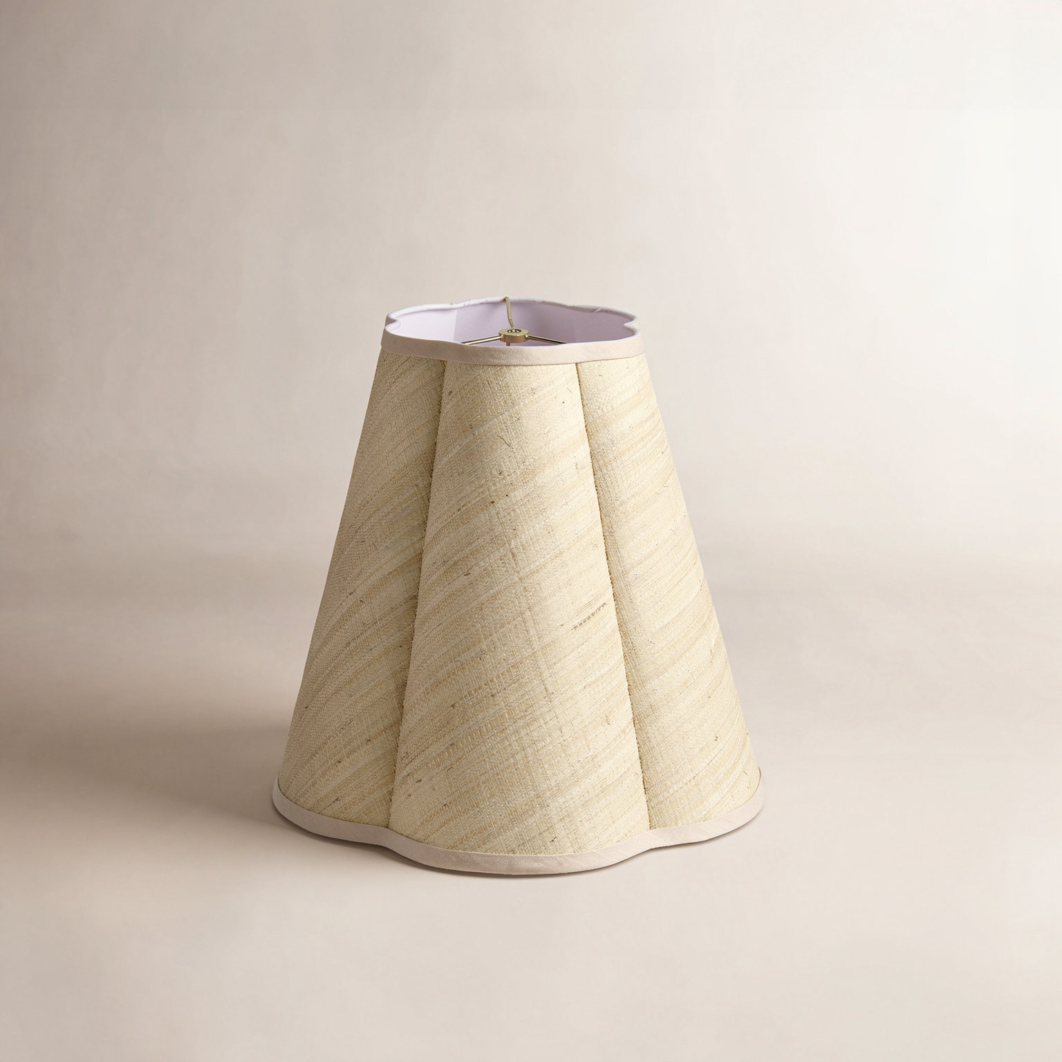 Courtney Large Raffia Lamp Shade, 13" H x 18" W x 18" D
