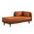 Orange et brun foncé