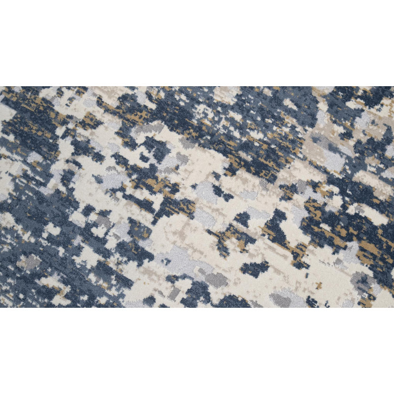 Connery Abstract Indoor Rug, Rectangle 3'3" x 5'