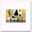 Table basse ronde en simili marbre Tandi