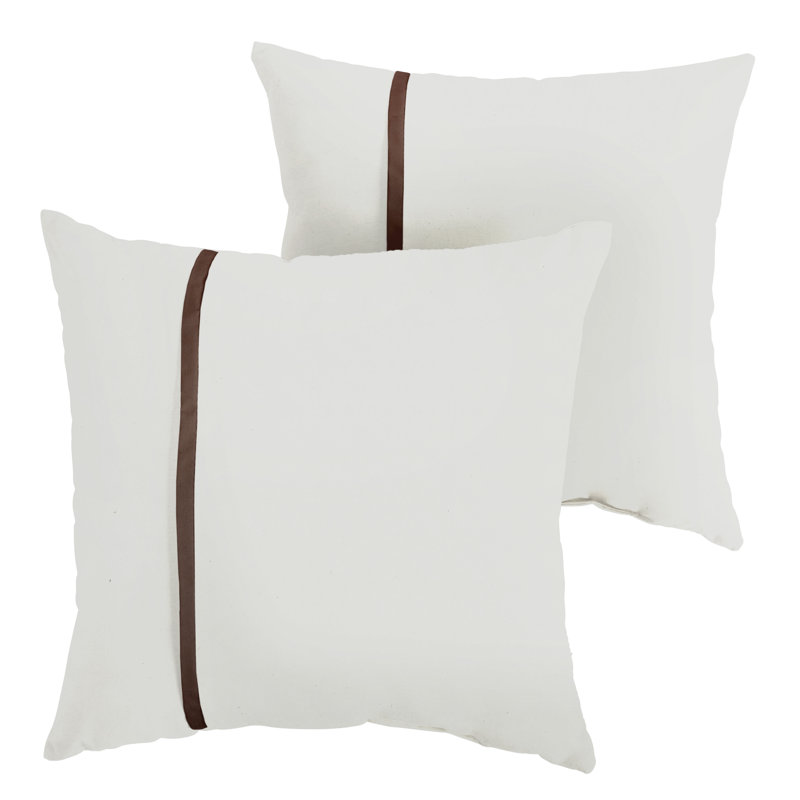 Coussin décoratif intérieur / extérieur Flickinger Sunbrella, 22 po x 22 po
