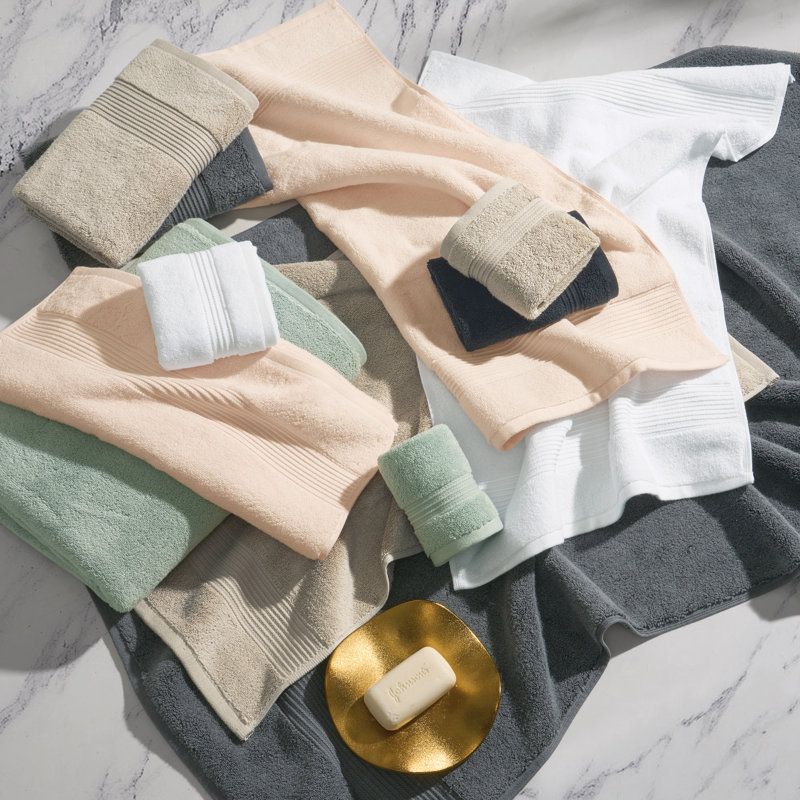 Ted Baker 8 Piece 100% Cotton Towel Set, Brown