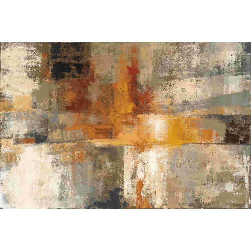 Argent et ambre, H 20 po x l 30 po