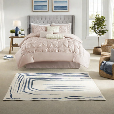 Ensembles de literie pour très grand lit élégants, édredon en polyester avec motif capitonné pour la maison