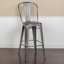 Commercial Grade Distressed Metal Indoor-Outdoor Counter Height Stool with Back-1728823592-1728823599