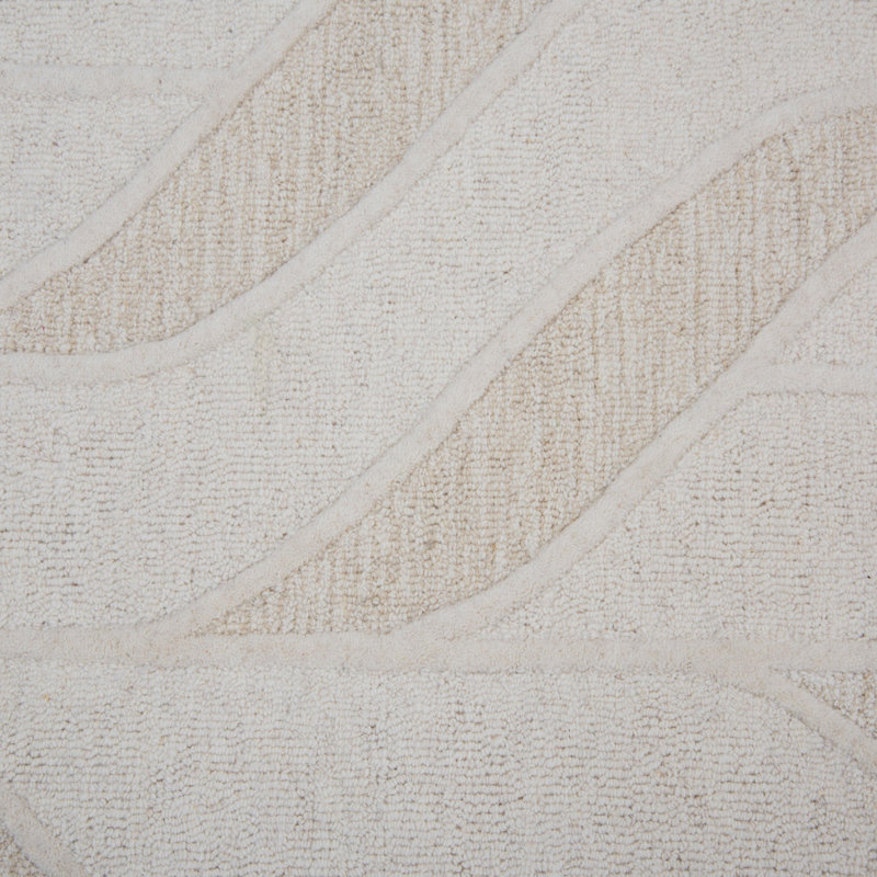 Tapis 100% laine touffeté à la main, Rectangle 7 pi 9 po x 9 pi 9 po