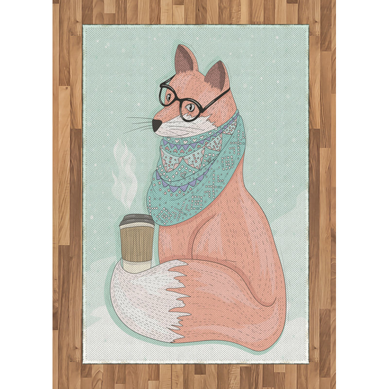 Crain Flatweave Coral/Mint/Green Rug, Rectangle 120 x 180cm