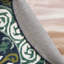 Tapis bleu / vert / ivoire Arliss-1121105198