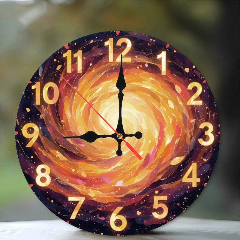 Horloge sur vortex