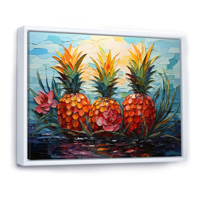 Pineapple Pond, mosaïque sur toile