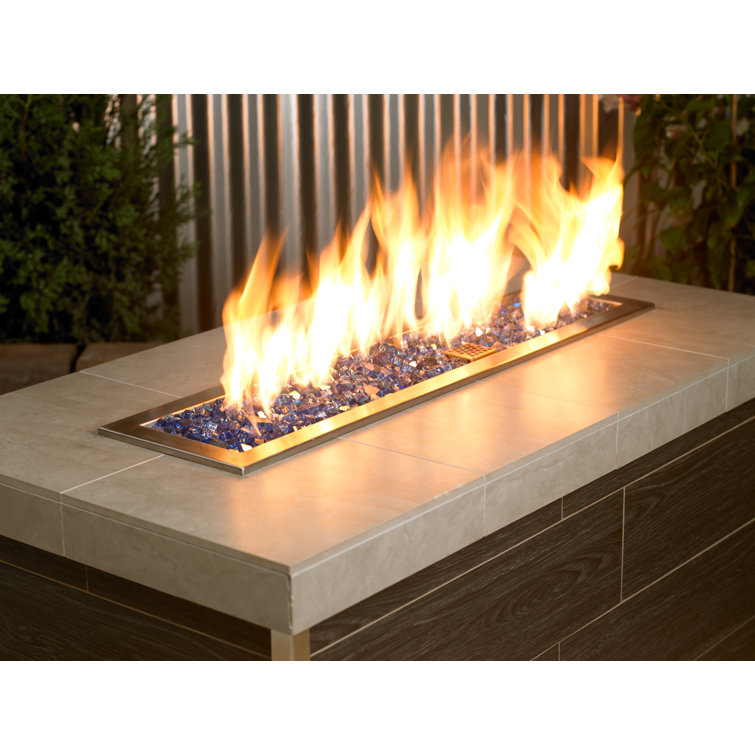 American Fireglass Stainless Steel Rectangle Stainless Steel Burner/Burner  Kit u0026 Reviews | Wayfair