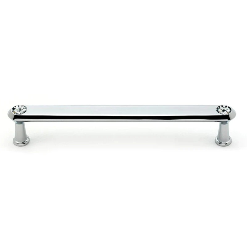Poignée barre 3,8 po Outremount, Chrome poli