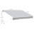 Outsunny 12' X 8' Retractable Awning Patio Awnings Sun Shade Shelter With Manual Crank Handle, 280G/M² UV & Water-Resistant Fabric And Aluminum Frame For Deck, Balcony, Yard, Light Grey-1064530761