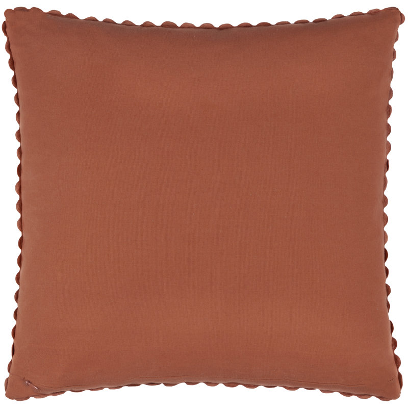 Robins Wood Floral Orange Square Cushion Cover