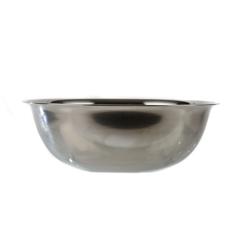 Bol à mélanger en acier inoxydable EcoQuality, Argent, 11"