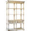 Bibliothèque en bois 51 po x 19,5 po x 81,5 po - Option de rangement élégante Tablette rustique polyvalente pour la maison