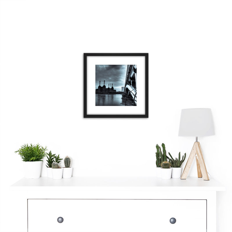 Warby Battersea Power Station At Night by William Warby - Single Picture Frame Print