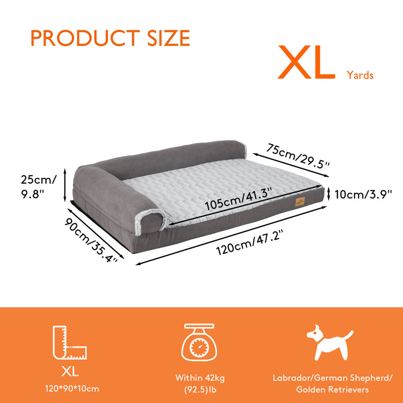 Orthopedic Fleece Pet Bed