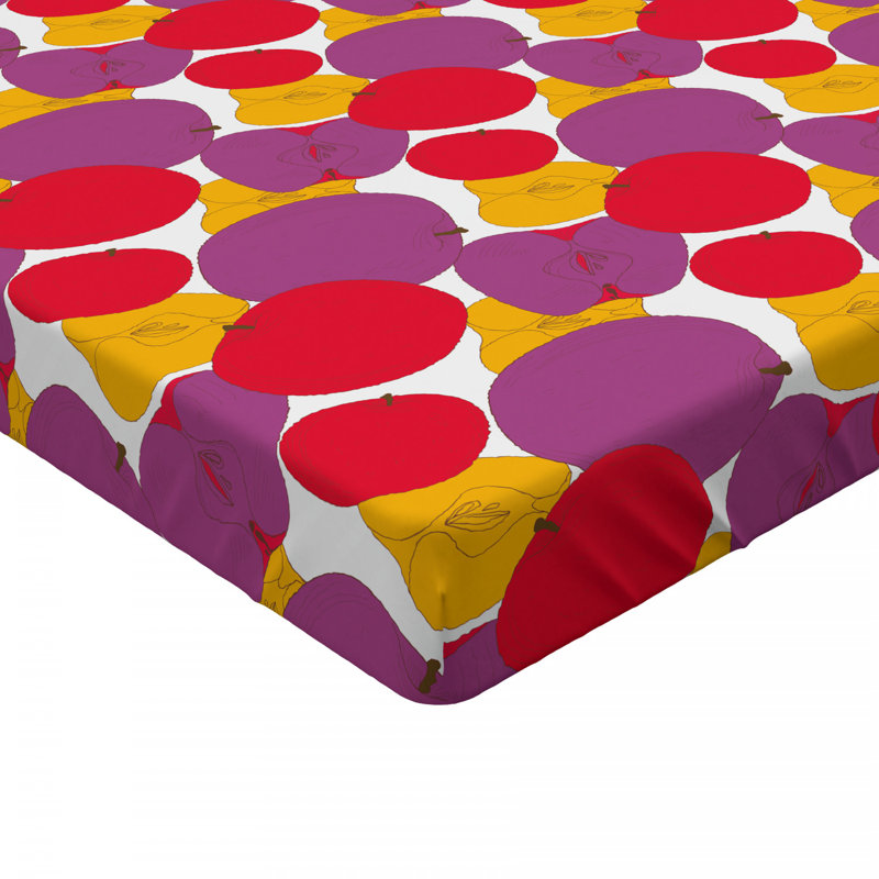 Microfiber Polka Dots Fitted Sheet, Twin Fitted Sheet