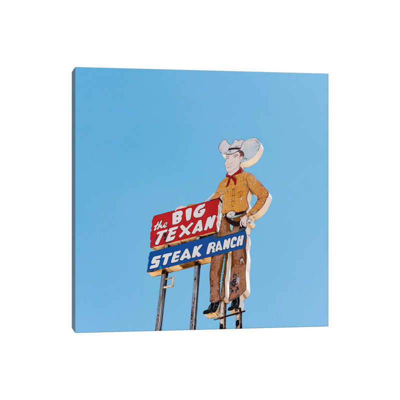 Big Texan by Bethany Young - Print on Canvas, 66.04cm H x 66.04cm W x 3.81cm D, Wrapped Canvas