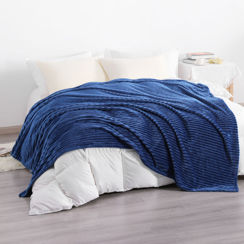 Couverture pour bébé en peluche?, Jeté, Marine