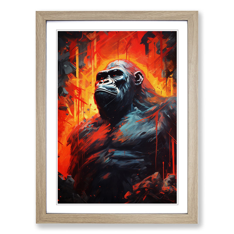 Gorilla Dadaism No.3 - Framed Print