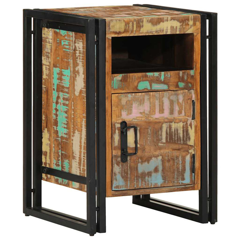 40cm W Iron Bedside Table