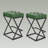 Mid-century 26" Upholstered Counter Height Bar Stools Backless Industrial Barstool-1995665151-1994768156