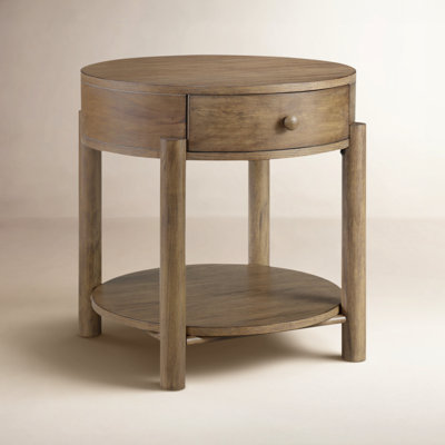 Avely 24" Oak End Table
