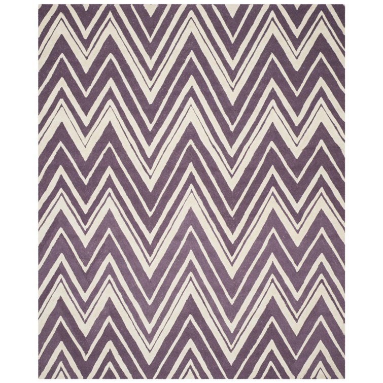 Stephen Chevron Wool Hand Woven Area Rug