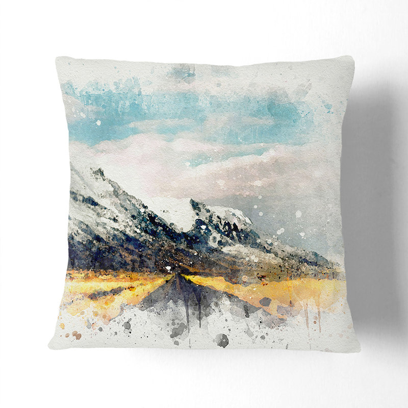 Square Throw Cushion, 40cm H x 40cm W x 15cm D