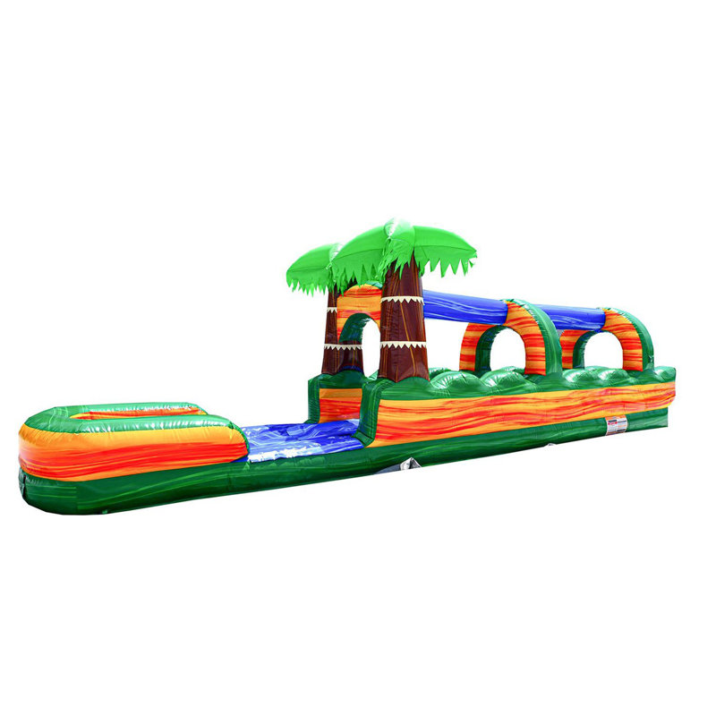 JumpOrange Cali Palms Slip Slide N Slide pour enfants et adultes (avec souffleur)