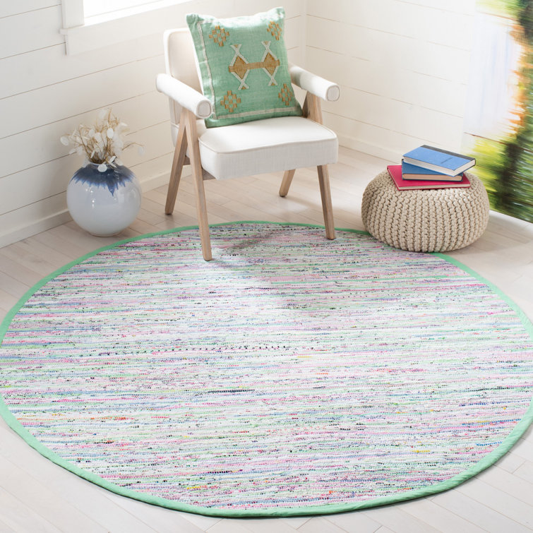 Fales Rug Hand Woven Cotton Striped Rug