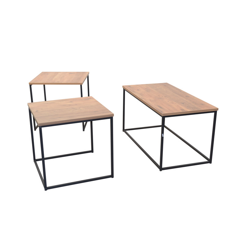 Nevill 3 Piece Coffee Table Set