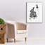 «Loup» par Pechane, art mural sur toile-1053327640