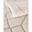 Tapis de style glam à motif géométrique blanc et argenté Glam-29446777