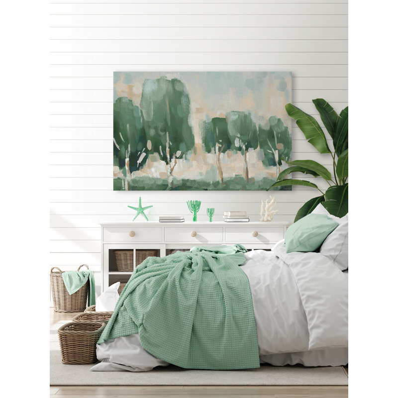 Woodland Scenery - Wrapped Canvas Painting, 20cm H x 30cm W x 3.81cm D