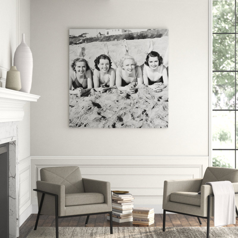 Beach Day! Print, 56" H x 56" W x 1" D, Acrylic