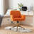 Office Chair,Artificial Rabbit Hair Home Office Chair With Metal Base,Adjustable Desk Chair Swivel Office Chair,Vanity Chair-855996589