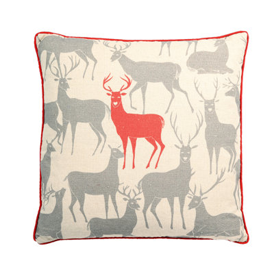 Reindeer Throw Pillow