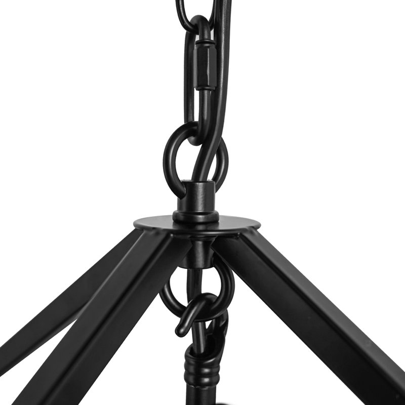 Gerladina 4 - Light Matte Black Lantern Pendant