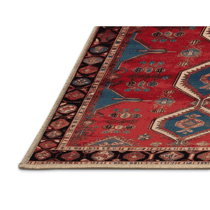 Tapis brun lavable à la machine, Carré 3 pi