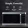 Farberware Professional 1.6 Cu. Ft. 1100-Watt Microwave Oven with Smart Sensor, Stainless Steel with Platinum