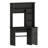 Compu 180 Hutch Desk, Multiple Shelves, Retractable Keyboard Tray, CPU Door Panel, One Drawer