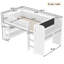 Lit mezzanine avec bureau et tableau noir, conception multifonctionnelle en bois massif-125179377-125179379