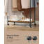 Aliyia 99cm Rolling Clothing Rack